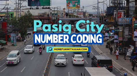 Number Coding in Pasig City (Window Hours, Exemptions & Fees).